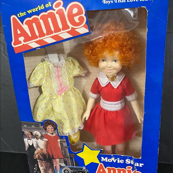 80s Musical Annie 1982 Vintage Knickerbocker Doll - Picture 4 of 7